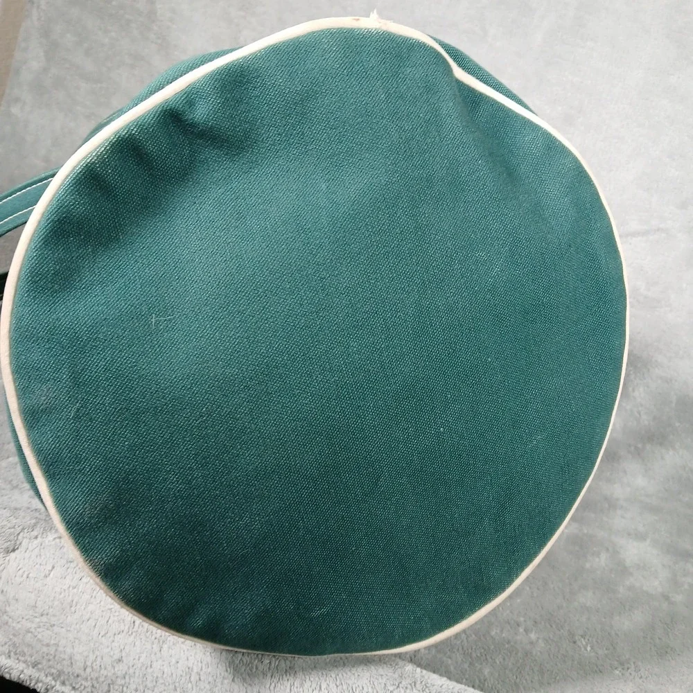 Dennis Kyte Starbuck Duffle Bag Green Canvas Nautical Travel 1980s Vintage